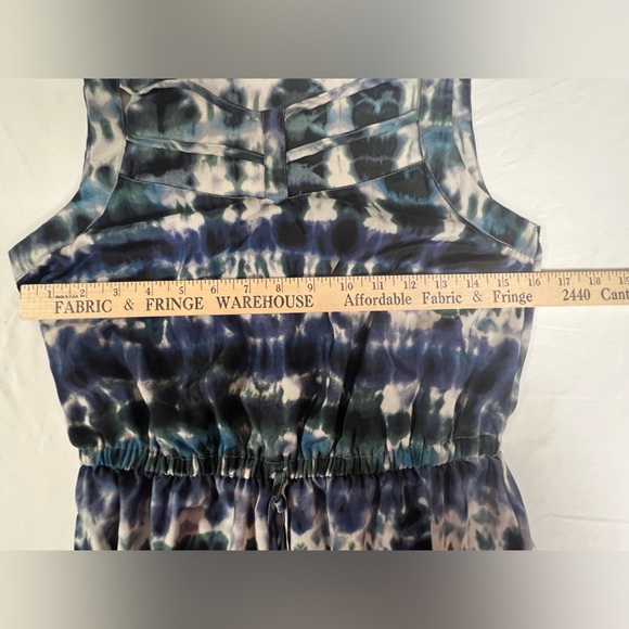 BE BOP TIE DYE SLEEVELESS JUNIOR SIZE M DRESS. SEVERAL SHADES OF BLUE - Picture 3 of 8